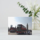 London Bus Briefkaart (Staand voorkant)