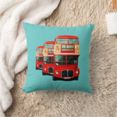 London Bus Cushion Kussen (Deken)