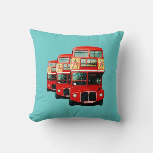 London Bus Cushion Kussen (Voorkant)