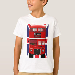 London Bus met Union Jack T-shirt