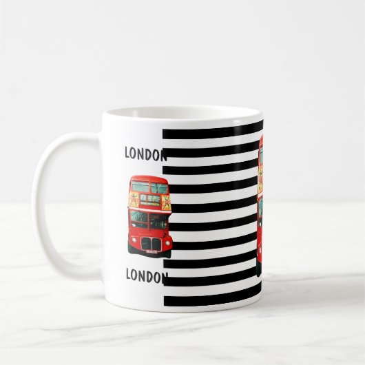 London Bus op een Mok (Links)