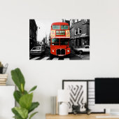 London Bus Poster 2 (Thuiskantoor)