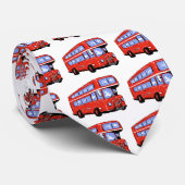 london bus stropdas (Opgerold)