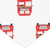 London Bus Table Runner Korte Tafelloper (Hoek)