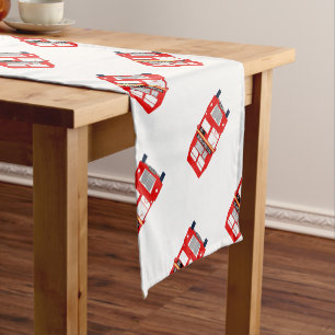 London Bus Table Runner Korte Tafelloper