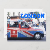 London Cab Briefkaart (Voorkant / Achterkant)