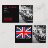 London cabbies visitekaartje (Voorkant / Achterkant)