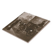 London Cabmen uit 'Street Life in London', 1877- Tegeltje (Zijkant)