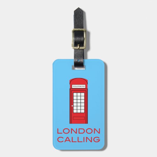 LONDON CALLING - Bagagelabel (Voorkant verticaal)
