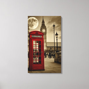 London Calling Canvas Afdruk