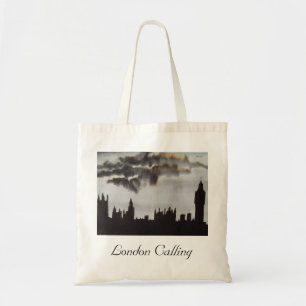 London Calling Houses of Parliament Canvas tas