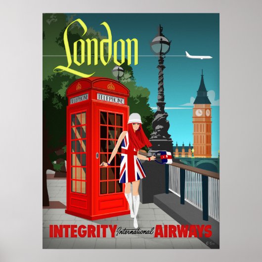 London Calling Poster (Voorkant)