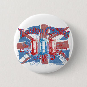 London Calling Ronde Button 5,7 Cm