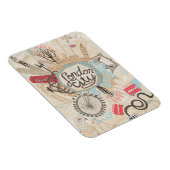 London City Doodle Art Magneet (Rechterzijde)