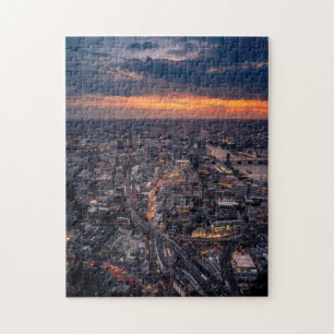 London City Night Photography Schilderachtig Puzzl Legpuzzel