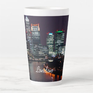 London City Night Skyline UK British Travel Latte Mok