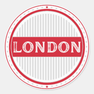 London City Pride Embleem – Engelse identiteit Ronde Sticker