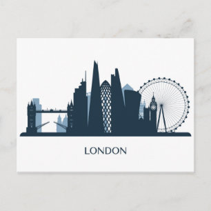 London City Skyline Briefkaart