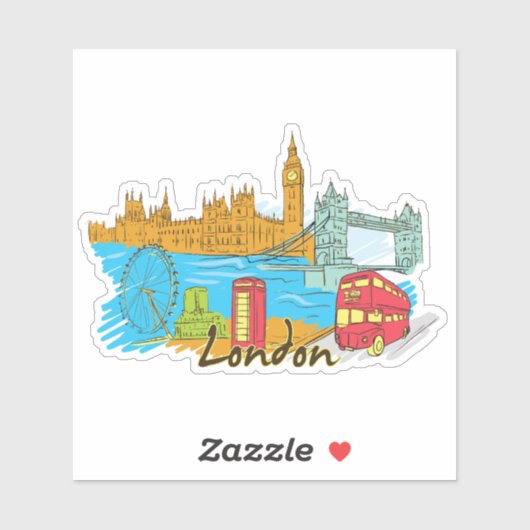 London City Sticker (Vel)