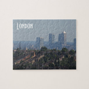 London Cityscape - Canary Wharf foto Legpuzzel