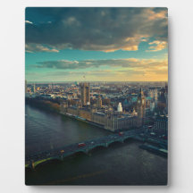 London Cityscape met Sunset