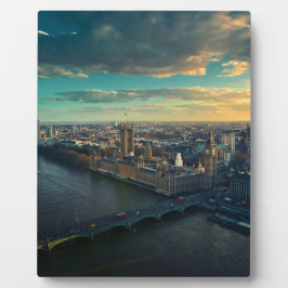 London Cityscape met Sunset Fotoplaat