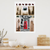 LONDON Collage Poster (Keuken)