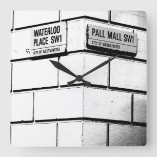 London Corner Vierkante Klok