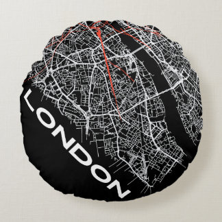 London Design Pillow Rond Kussen