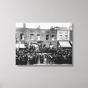 London Dock Strike, 1889 2 Canvas Afdruk