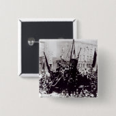 London Dock Strike, 1889 2 Vierkante Button 5,1 Cm (Voorkant /achterkant)