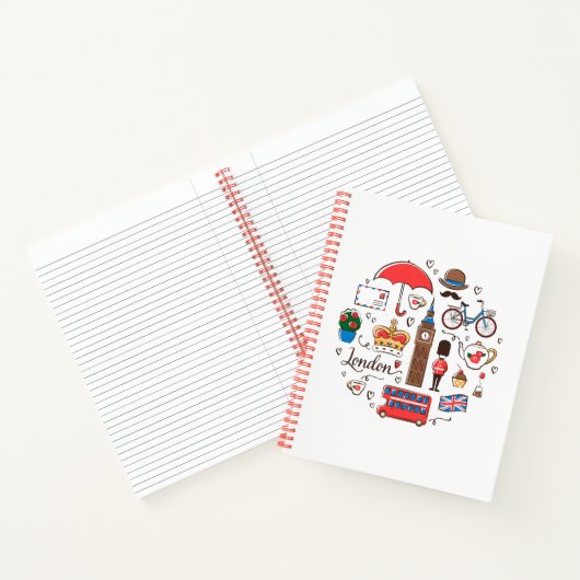 London Doodles Notitieboek (Binnen)