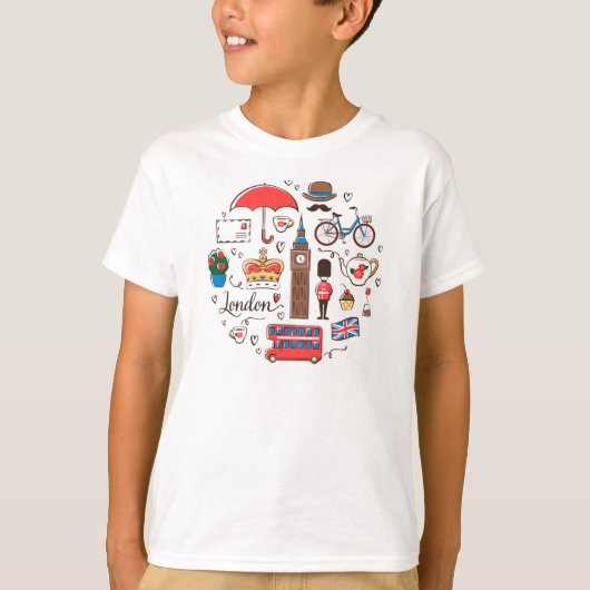 London Doodles T-shirt (Voorkant)
