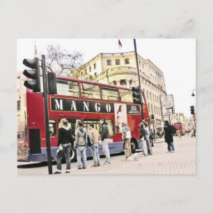 London Double Decker Bus Briefkaart