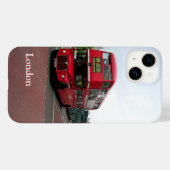 London Double-decker Bus Gepersonaliseerd Case-Mate iPhone Case (Achterkant (horizontaal))