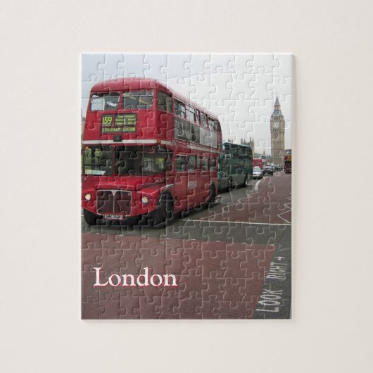 London Double-decker Bus Legpuzzel (Verticaal)