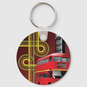 London Double Decker Bus Sleutelhanger