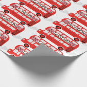 London Double Decker Cadeaupapier (Hoek)