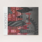 London Elevings by Night - Red Legpuzzel (Horizontaal)