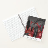 London Elevings by Night - Red Notitieboek (Binnen)