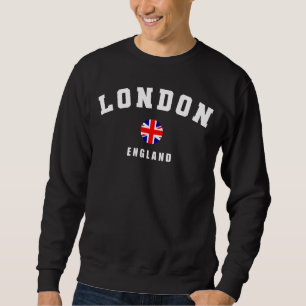 London Engeland En Britse Vlag Heren Sweatshirt