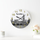 London Engeland Skyline Etched Grote Klok (Huis)