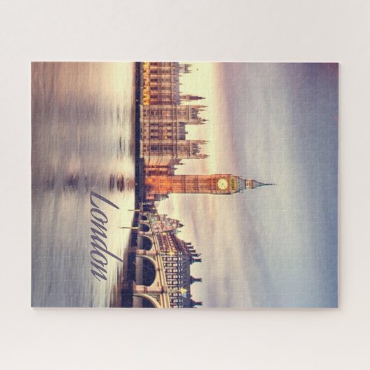 London England Big Ben Legpuzzel (Horizontaal)