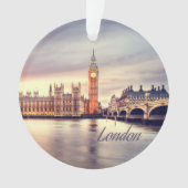 London England Big Ben Ornament (voorkant)