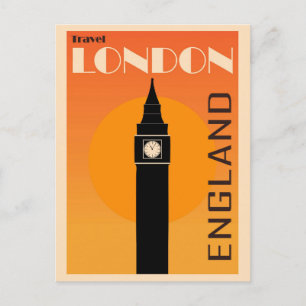 London England  Big Ben Travel Briefkaart