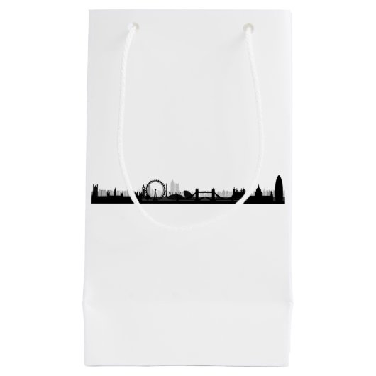 London England City Skyline Thème Petit sac cadeau (Devant)