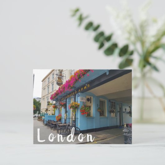 London England Great Britain Pub Architecture Briefkaart (Staand voorkant)