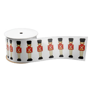 London England Kerstmis Satin Ribbon Lint