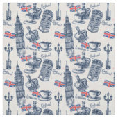 London England Pattern Stof (Swatch)