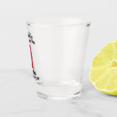 London England Phone Booth Bachelor Party Favor Shot Glas (Rechts)